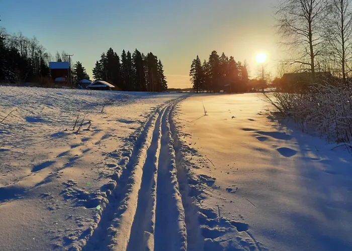 Pientalo Tukikohtana Laehellae Joensuuta 度假居